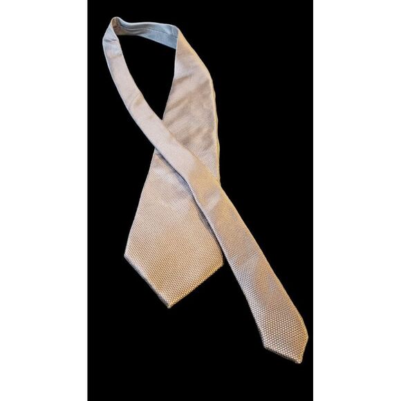 BOCA CLASSICS MENS  NECK TIE‎ TAN GEOMETRIC NWT 100% SILK HANDMADE - Picture 3 of 14